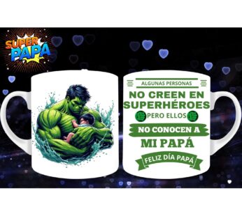 TAZAS PAPÁ SUPERHÉROE