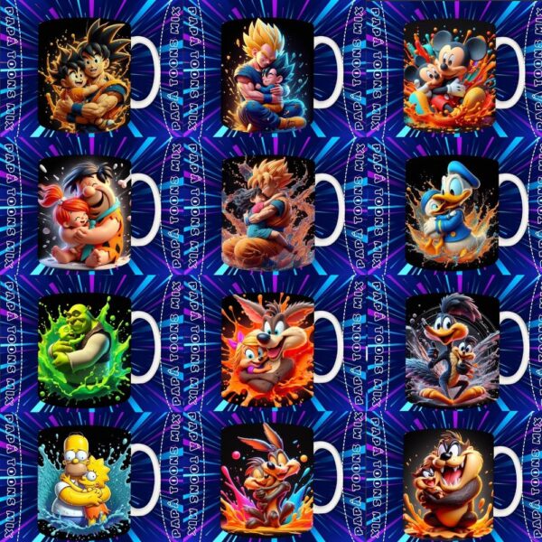 TAZAS PAPÁ TOON