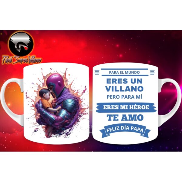 TAZAS PAPÁ VILLANOS 33u